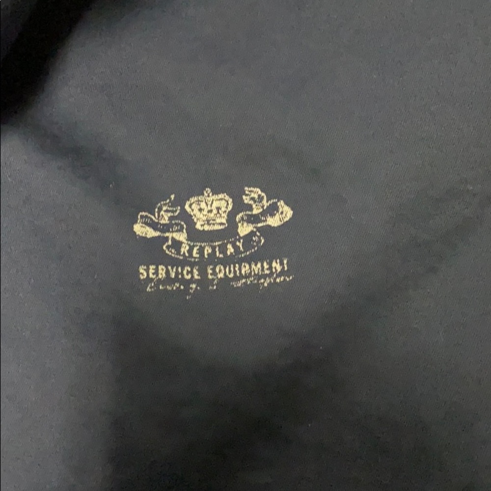 REPLAY Men's Jeans Shirt Size XL REPLAY BLUE - Picture 3 of 5